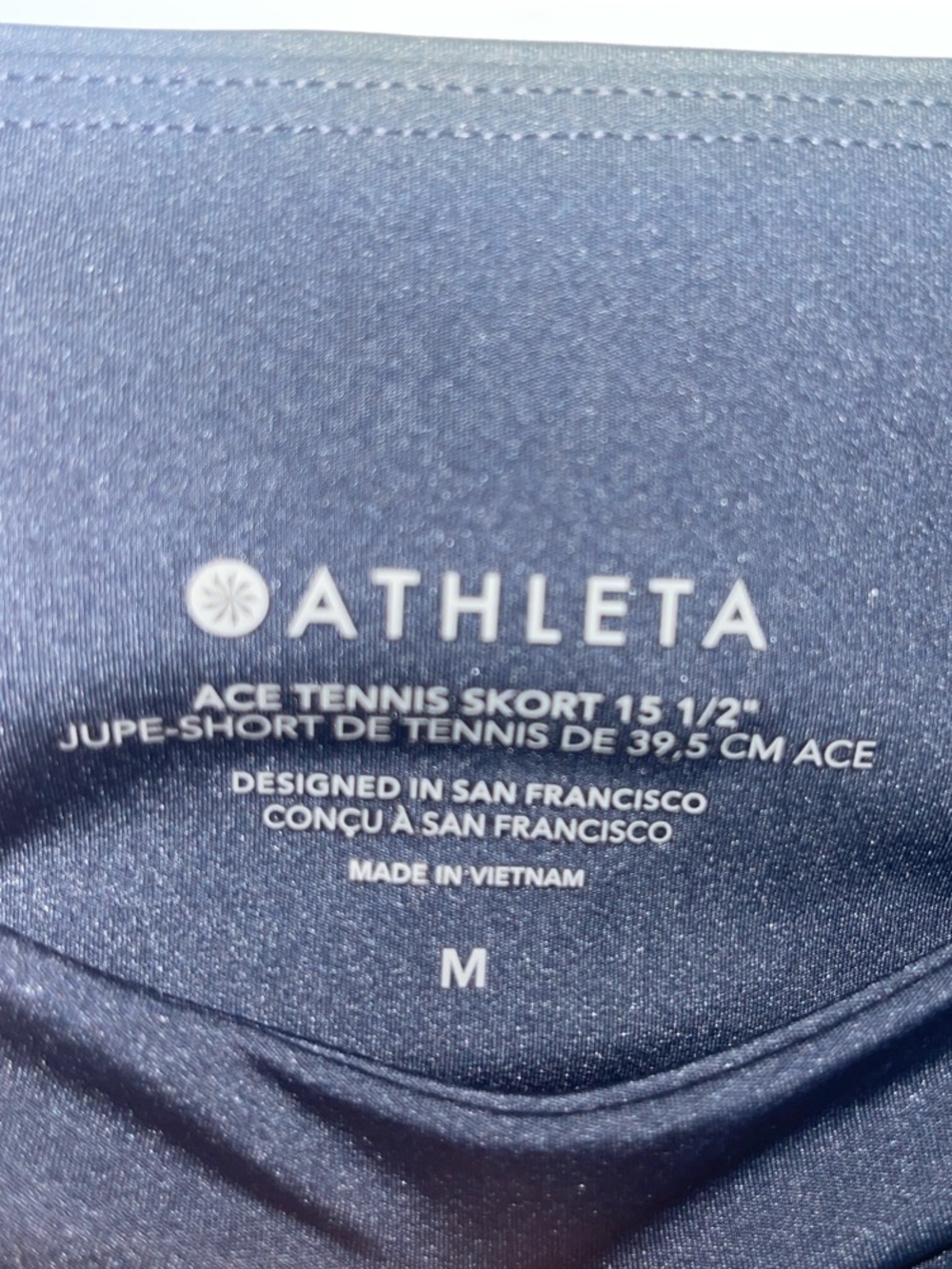 Athleta Navy Athletic Skirt - Picture 2 of 4